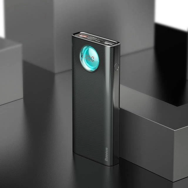 Baseus 20000mAh Power Bank Für iPhone Samsung Huawei Typ C PD Schnellladung + Schnellladung 3.0 USB Powerbank Externer Akku