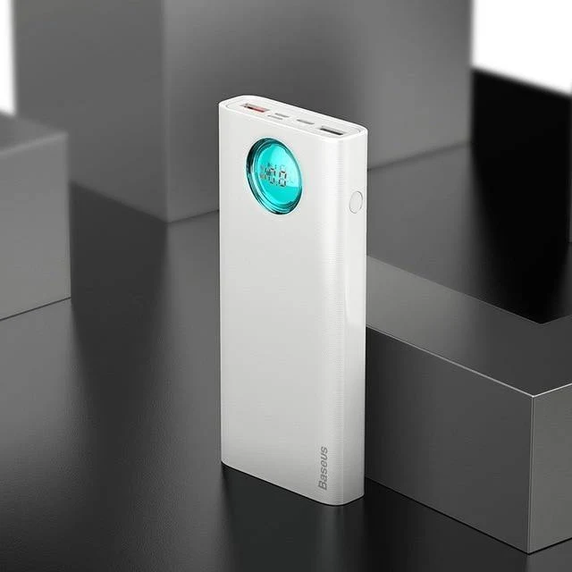 Baseus 20000mAh Power Bank Für iPhone Samsung Huawei Typ C PD Schnellladung + Schnellladung 3.0 USB Powerbank Externer Akku