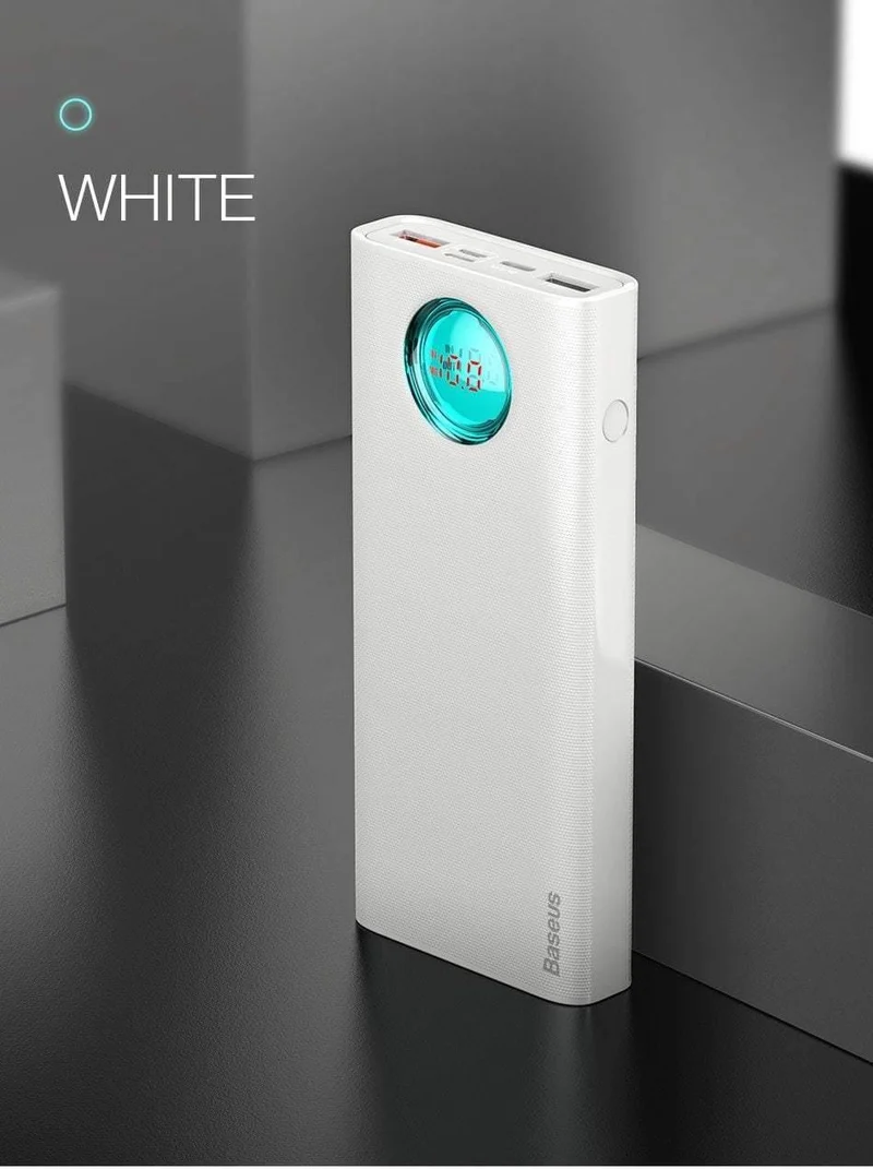 Baseus 20000mAh Power Bank Für iPhone Samsung Huawei Typ C PD Schnellladung + Schnellladung 3.0 USB Powerbank Externer Akku