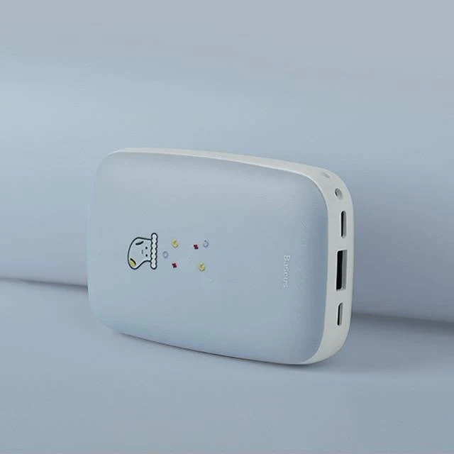 Baseus 10000mAh Mini Handwärmer Power Bank für iPhone Samsung Huawei Xiaomi USB Powerbank tragbare externe Ladegerät Bank