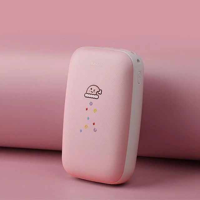 Baseus 10000mAh Mini Handwärmer Power Bank für iPhone Samsung Huawei Xiaomi USB Powerbank tragbare externe Ladegerät Bank
