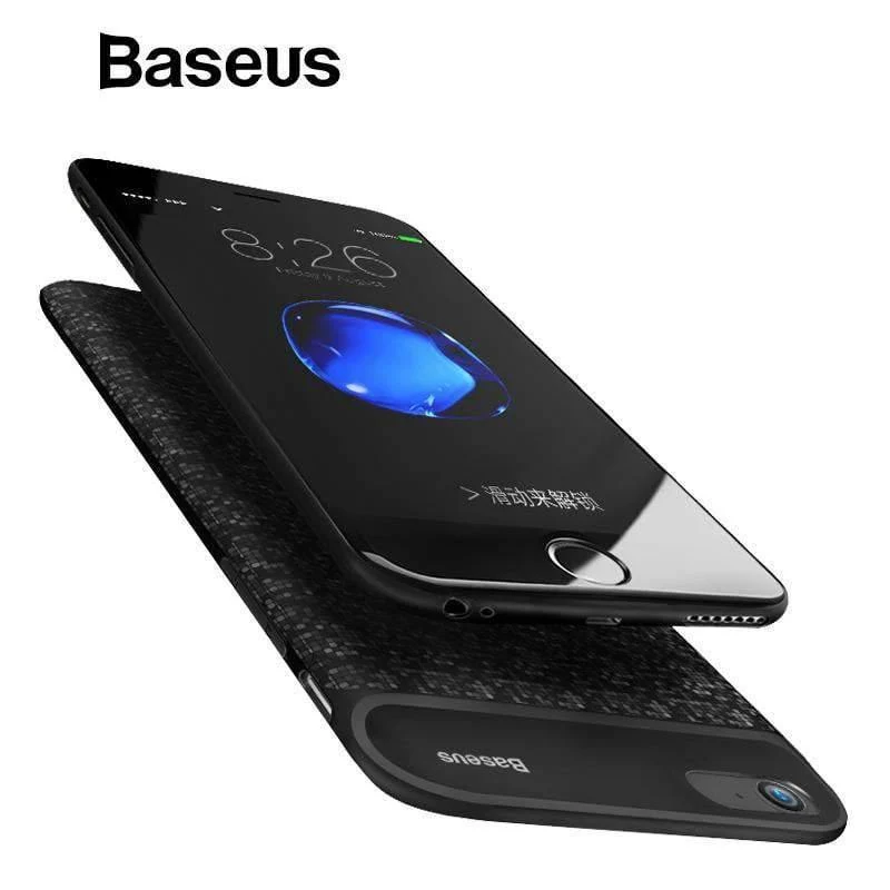 Baseus 2500mAh/3650mAn Batterieladegerätegehäuse für iPhone 6 6s Backup-Batteriegehäuse für iPhone 6 Plus 6s Plus Power Bank-Gehäuseabdeckung