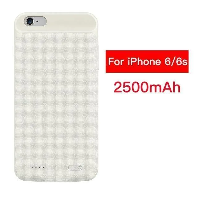 Baseus 2500mAh/3650mAn Batterieladegerätegehäuse für iPhone 6 6s Backup-Batteriegehäuse für iPhone 6 Plus 6s Plus Power Bank-Gehäuseabdeckung