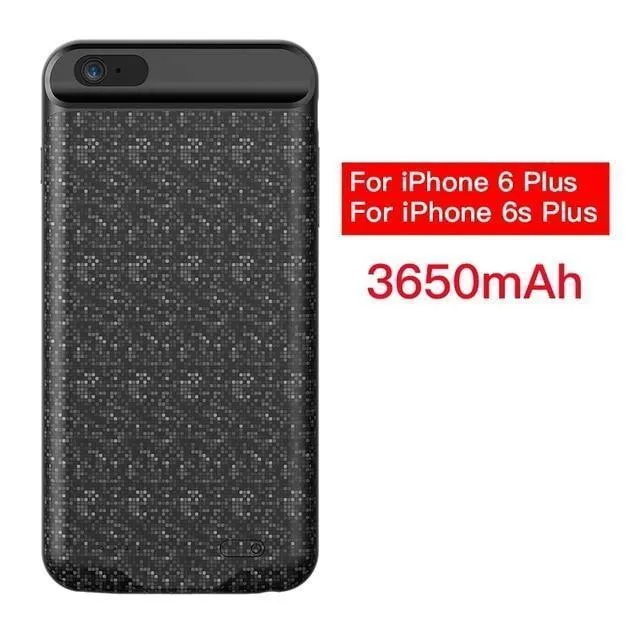 Baseus 2500mAh/3650mAn Batterieladegerätegehäuse für iPhone 6 6s Backup-Batteriegehäuse für iPhone 6 Plus 6s Plus Power Bank-Gehäuseabdeckung
