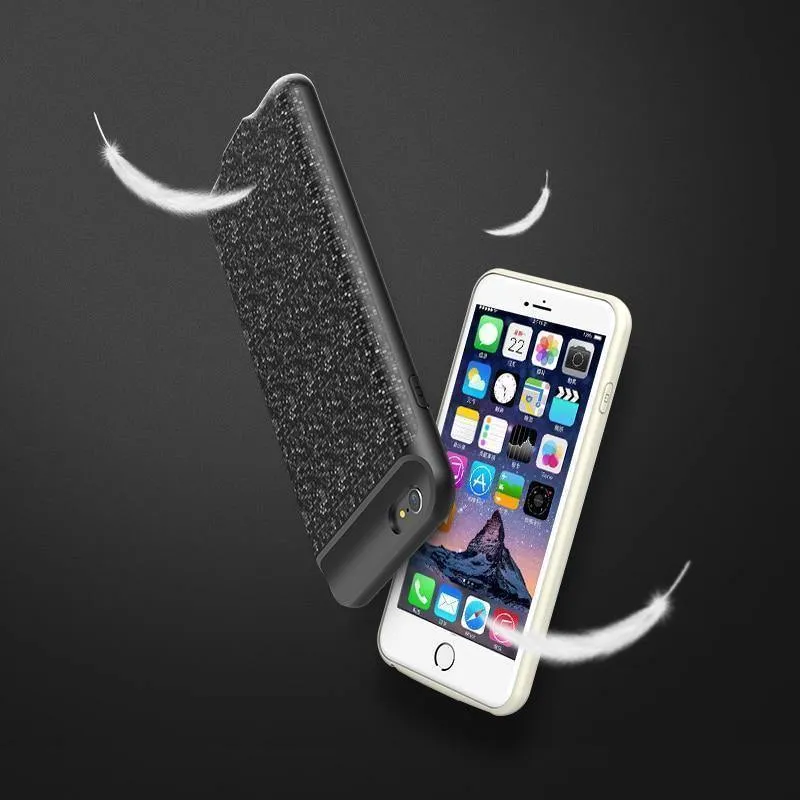 Baseus 2500mAh/3650mAn Batterieladegerätegehäuse für iPhone 6 6s Backup-Batteriegehäuse für iPhone 6 Plus 6s Plus Power Bank-Gehäuseabdeckung