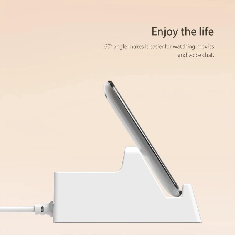 USB Ladegerät Halter ORICO 4 Ports Desktop Smart Ladegerät mit Handy / Tablet Halterung für Samsung iphone Power Bank - (CHK-4U)