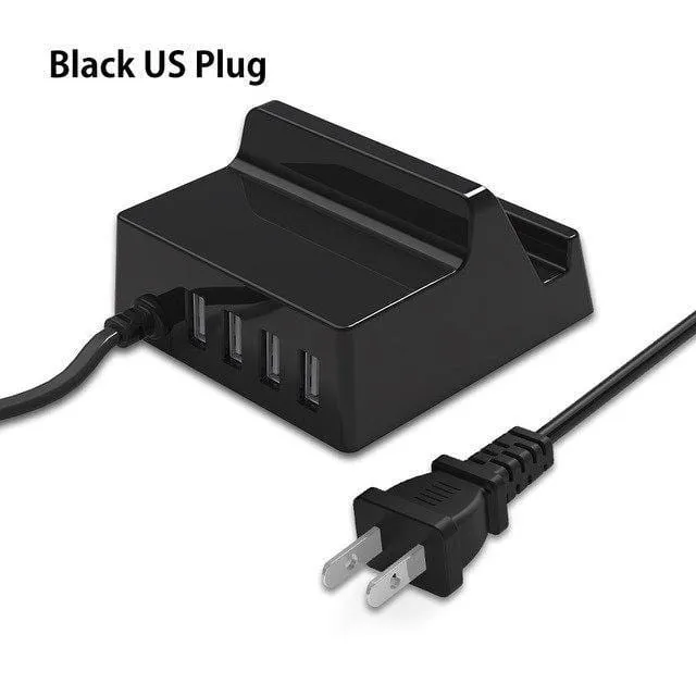USB Ladegerät Halter ORICO 4 Ports Desktop Smart Ladegerät mit Handy / Tablet Halterung für Samsung iphone Power Bank - (CHK-4U)