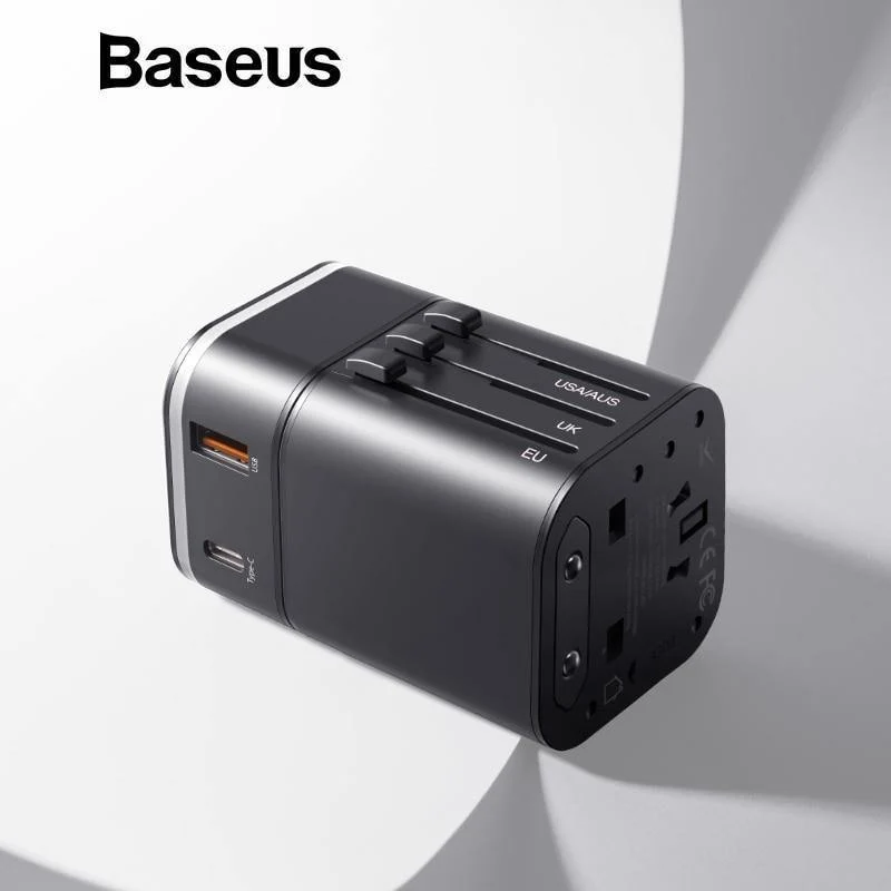 Baseus 18W Reise EU USB Ladegerät Unterstützt Quick Charge 3.0 für Samsung Telefon Ladegerät PD 3.0 Ladegerät für iPhone Chargeur USB