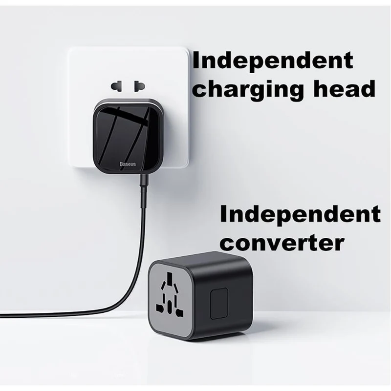 Baseus 18W Reise EU USB Ladegerät Unterstützt Quick Charge 3.0 für Samsung Telefon Ladegerät PD 3.0 Ladegerät für iPhone Chargeur USB
