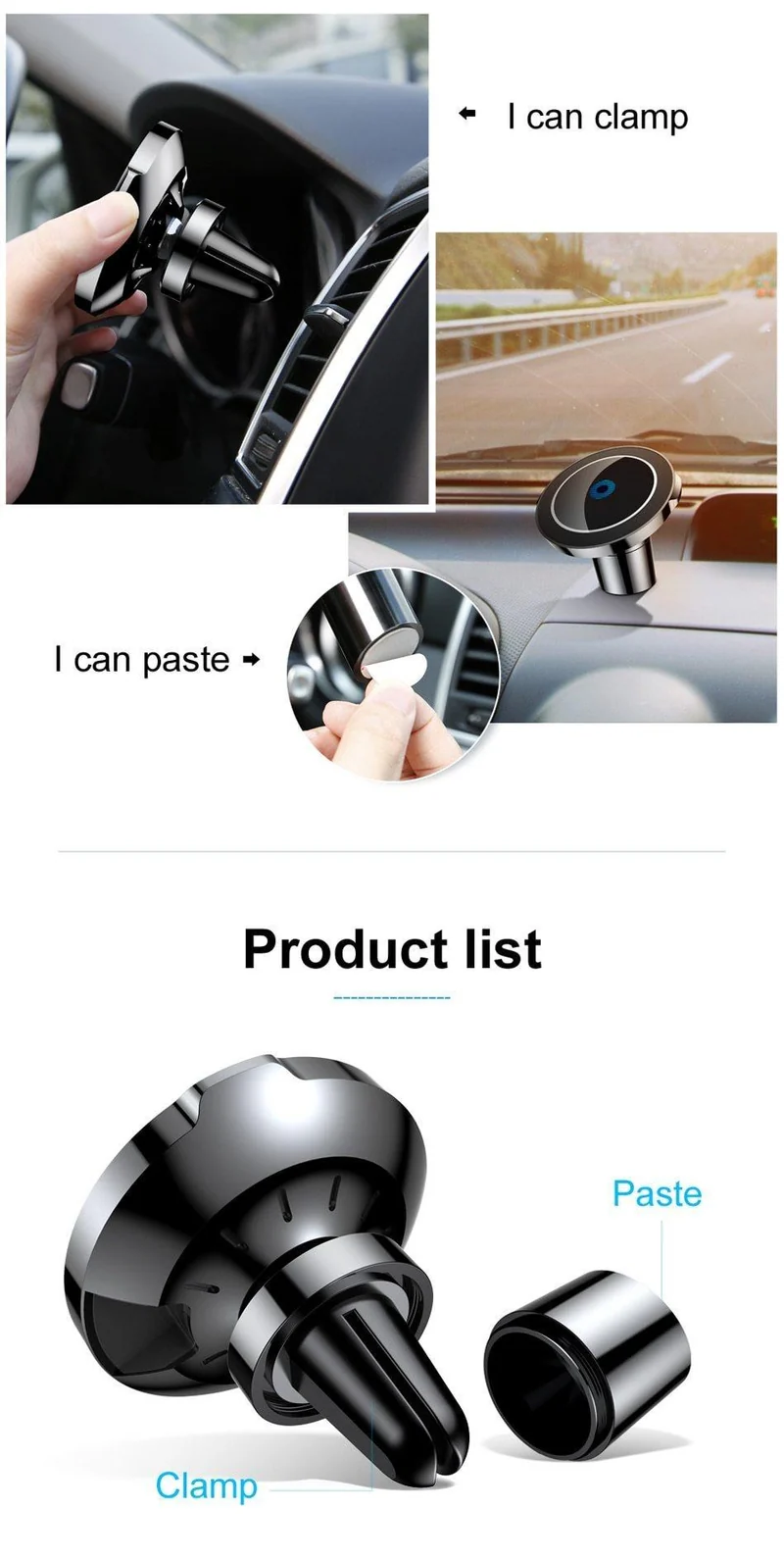 Baseus Qi Auto Drahtlose Ladegerät Magnetische Telefon Halter Für iPhone XS Samsung Drahtlose Aufladen Auto Halterung Handy Halter Stehen