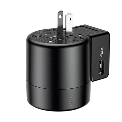 Baseus Universal-USB-Reiseladegerät für Samsung Galaxy S8 S9 Plus Whirl USB-AC-betriebener tragbarer Reise-Telefonladegerät-Adapter