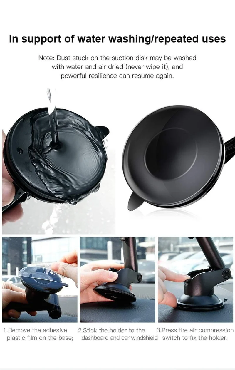Baseus 2 in1 Qi Kabelloses Autoladegerät für iPhone X XS XR Samsung S9 Schnelles kabelloses Ladegerät Autohalterung Handyhalter