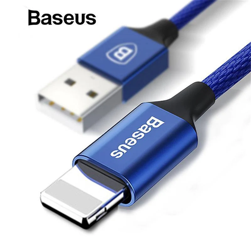 Baseus USB-Kabel für iPhone X 8 7 Plus Schnellladekabel Handy USB-Datenkabel für iPhone 5 6 6s iPad USB-Ladekabel