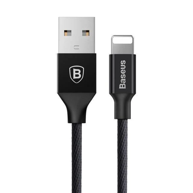 Baseus USB-Kabel für iPhone X 8 7 Plus Schnellladekabel Handy USB-Datenkabel für iPhone 5 6 6s iPad USB-Ladekabel