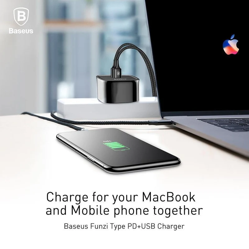 Baseus USB PD-Ladegerät für iPhone 30W Schnellladung UK-Stecker Typ-c-Adapter für Mobiltelefon Reisewand 3A Typ C PD USB-Ladegerät