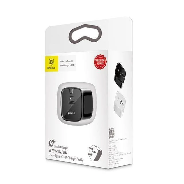 Baseus USB PD-Ladegerät für iPhone 30W Schnellladung UK-Stecker Typ-c-Adapter für Mobiltelefon Reisewand 3A Typ C PD USB-Ladegerät