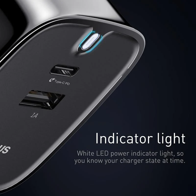 Baseus USB PD-Ladegerät für iPhone 30W Schnellladung UK-Stecker Typ-c-Adapter für Mobiltelefon Reisewand 3A Typ C PD USB-Ladegerät
