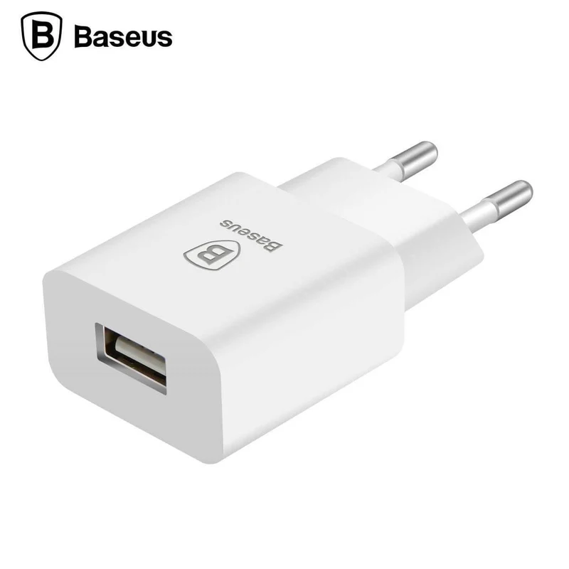 Baseus Universal USB Ladegerät EU Stecker Reise Wand Ladegerät Adapter Smart Handy Ladegerät Für iPhone Samsung Xiaomi Tablet
