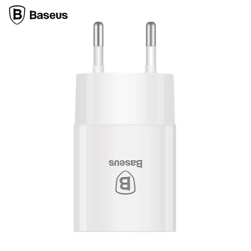 Baseus Universal USB Ladegerät EU Stecker Reise Wand Ladegerät Adapter Smart Handy Ladegerät Für iPhone Samsung Xiaomi Tablet