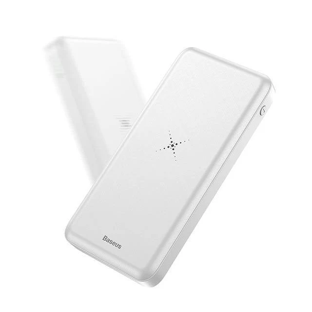 Baseus 10000mAh Wireless Ladegerät Power Bank für iPhone Samsung Huawei Xiaomi Powerbank Dual USB Externes Akkupack aufladen