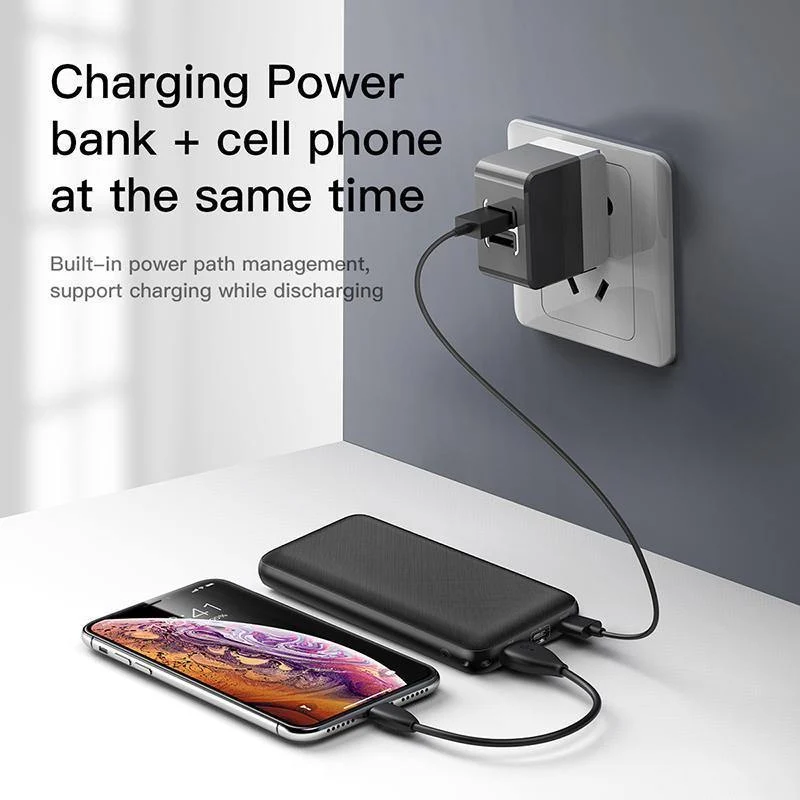 Baseus 20000mAh Power Bank für iPhone Samsung Huawei Xiaomi Externer Akku 3A Typ C PD Fast Charing USB-Ladegerät Powerbank