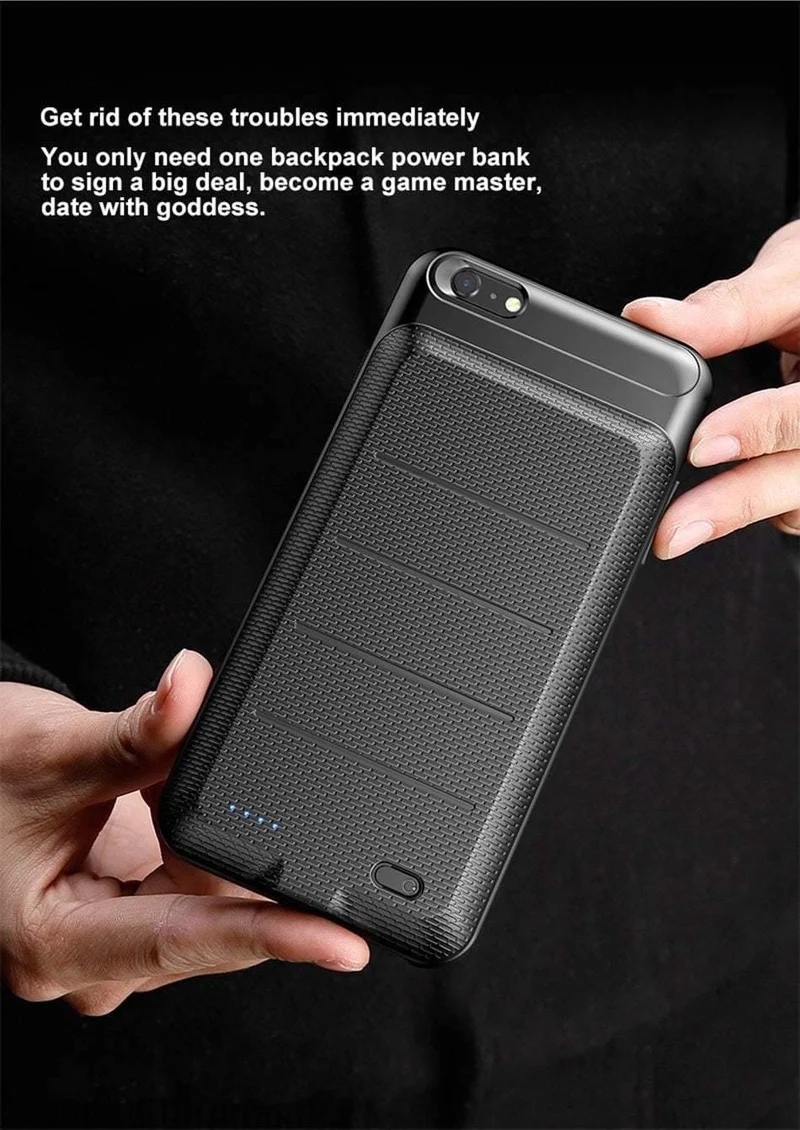 Baseus Batterie Fall Für iPhone 6 Plus 6s Plus Power Ladegerät Fall Für iPhone 6S Plus Batterie Lade Fall power Bank Fall