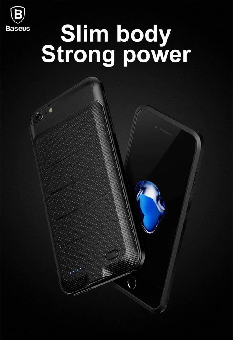 Baseus Batterie Fall Für iPhone 6 Plus 6s Plus Power Ladegerät Fall Für iPhone 6S Plus Batterie Lade Fall power Bank Fall