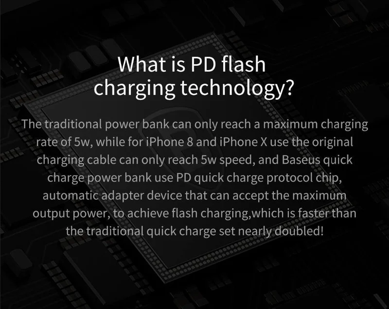Baseus 20000mAh Dual USB Quick Charge 3.0 Power Bank für Samsung S9 iPhone X Xs Max Huawei Telefon Powerbank USB PD Schnellladung
