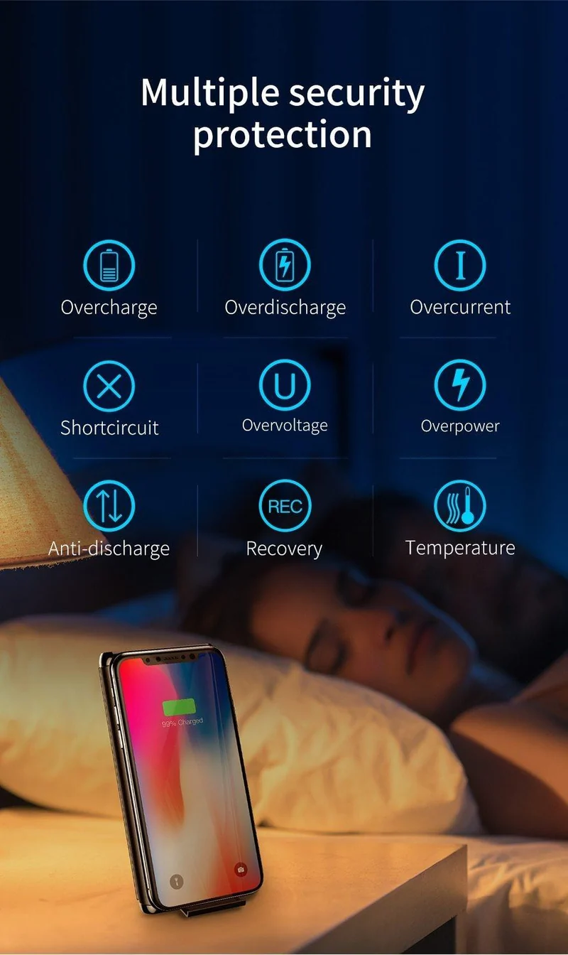 Baseus 10000mah Schnellladung 3.0 Power Bank Qi Drahtloses Ladegerät Poverbank Für iPhone Xiaomi mi USB C PD Schnellladung Powerbank