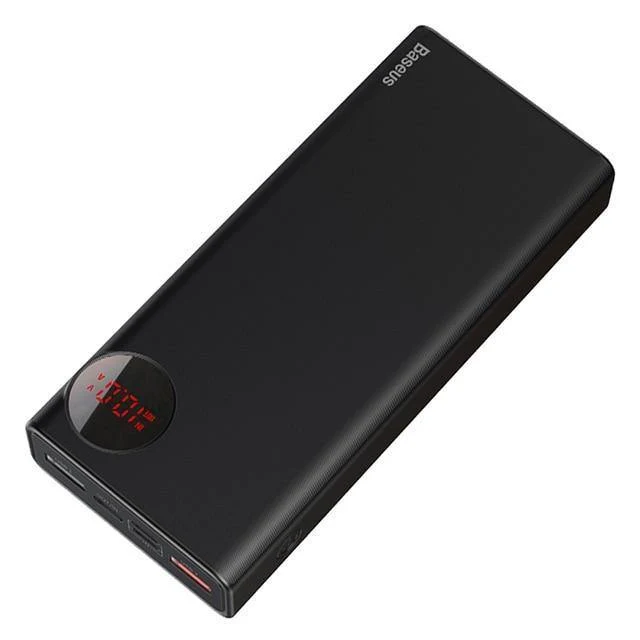 Baseus 20000 mAh Power Bank USB C PD Quick Charge 3.0 20000 mAh Pover Poverbank Für Huawei Xiaomi Externer Akku Powerbank