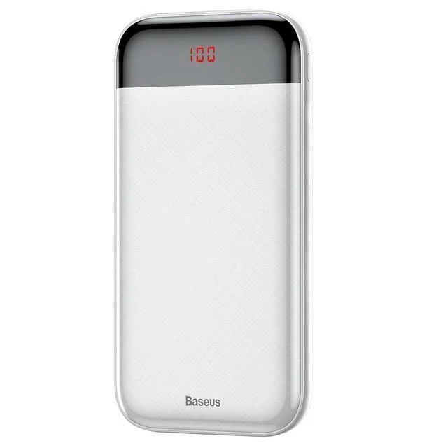 Baseus 20000 mAh Power Bank Für iPhone Xiaomi Tragbare 20000 mAh Powerbank Externe Batterie USB C PD Lade Ladegerät Poverbank