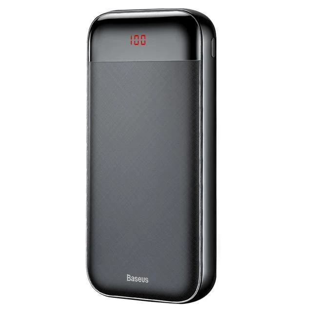 Baseus 20000 mAh Power Bank Für iPhone Xiaomi Tragbare 20000 mAh Powerbank Externe Batterie USB C PD Lade Ladegerät Poverbank