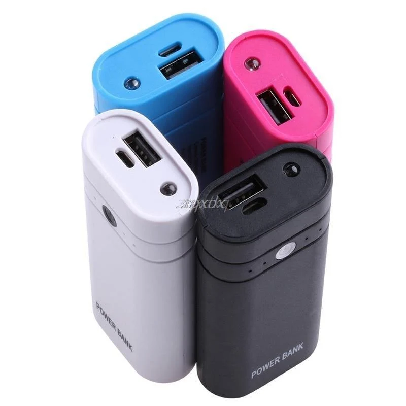 2x18650 Batterie Ladegerät 5V USB Mobile Power Bank Fall Kit DIY Box Telefon Fall Z17 Drop schiff