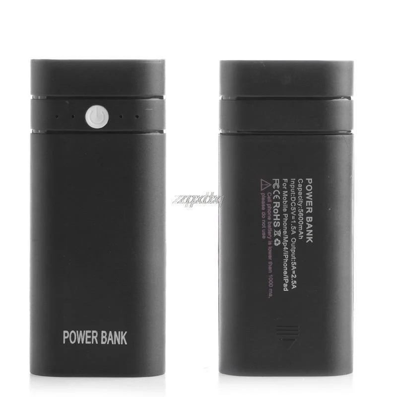 2x18650 Batterie Ladegerät 5V USB Mobile Power Bank Fall Kit DIY Box Telefon Fall Z17 Drop schiff
