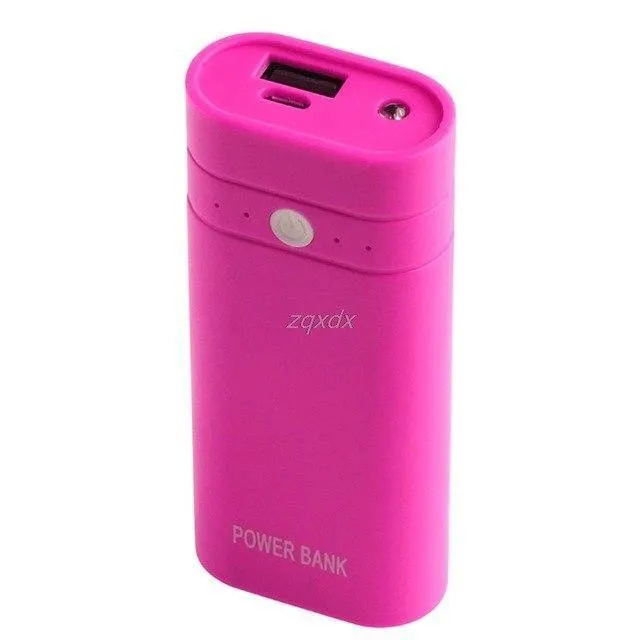 2x18650 Batterie Ladegerät 5V USB Mobile Power Bank Fall Kit DIY Box Telefon Fall Z17 Drop schiff