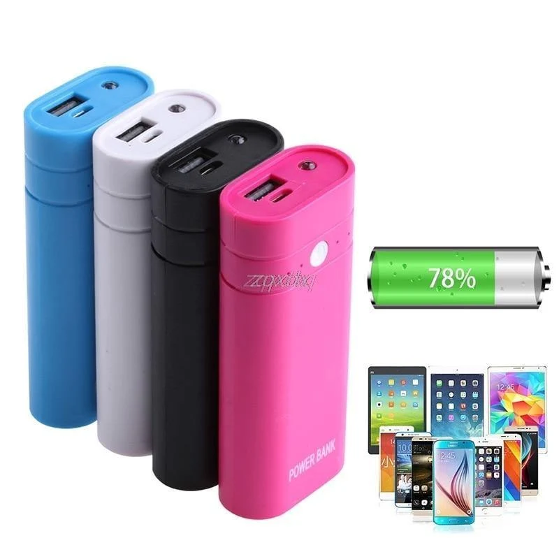 2x18650 Batterie Ladegerät 5V USB Mobile Power Bank Fall Kit DIY Box Telefon Fall Z17 Drop schiff