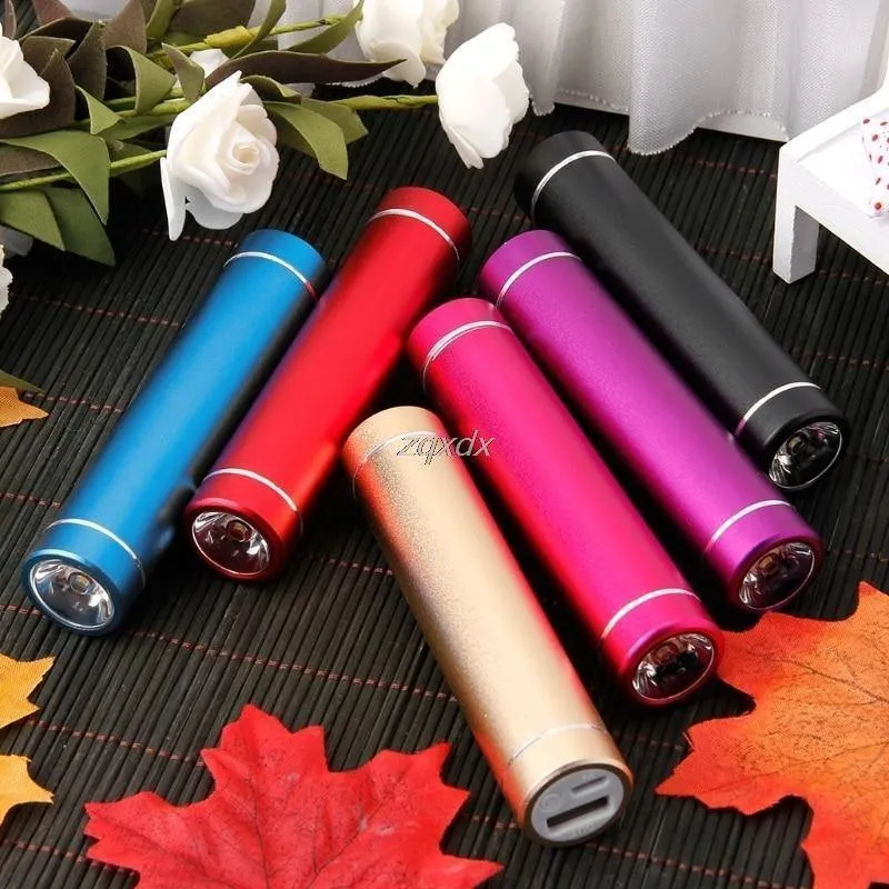 Aluminium 18650 Batterie DIY Power Bank Box Fall Mit LED Taschenlampe USB Ladegerät Für iPhone Für Huawei Xiaomi Smartphone Z07