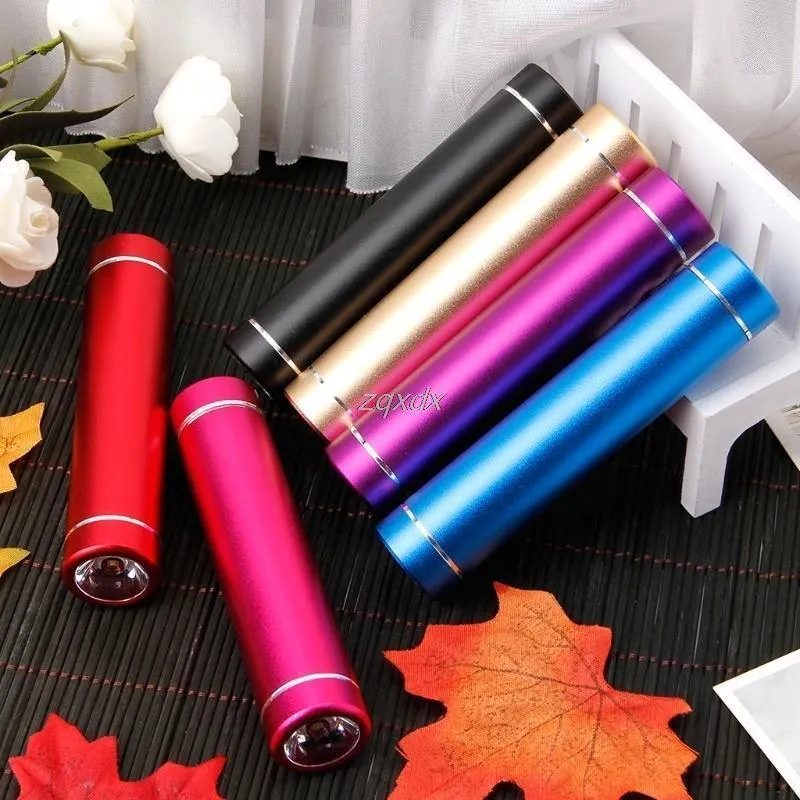 Aluminium 18650 Batterie DIY Power Bank Box Fall Mit LED Taschenlampe USB Ladegerät Für iPhone Für Huawei Xiaomi Smartphone Z07
