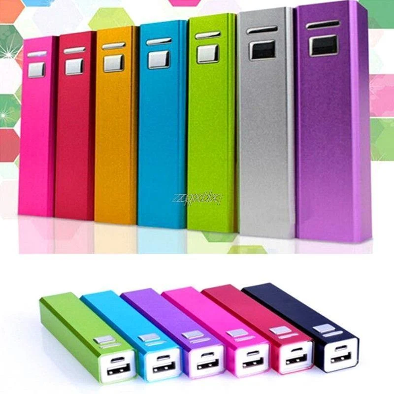 Aluminium USB Power Bank Fall 18650 Batterie Ladegerät Fall DIY Kit für iPhone 5S 6S Z17 Drop schiff