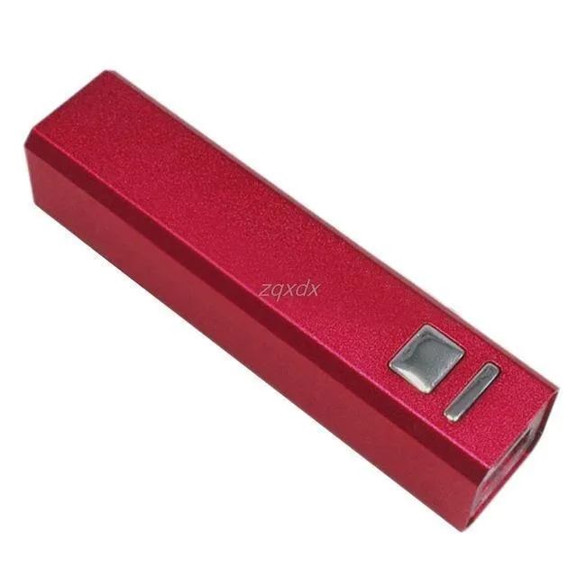 Aluminium USB Power Bank Fall 18650 Batterie Ladegerät Fall DIY Kit für iPhone 5S 6S Z17 Drop schiff