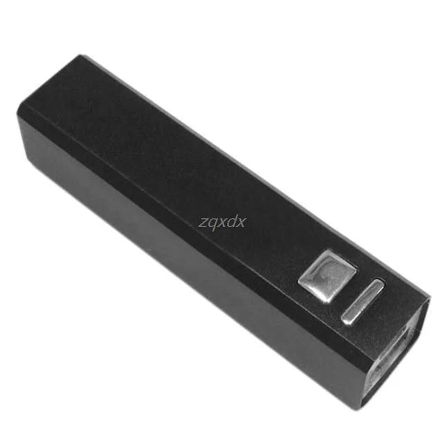 Aluminium USB Power Bank Fall 18650 Batterie Ladegerät Fall DIY Kit für iPhone 5S 6S Z17 Drop schiff
