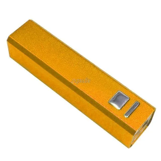 Aluminium USB Power Bank Fall 18650 Batterie Ladegerät Fall DIY Kit für iPhone 5S 6S Z17 Drop schiff