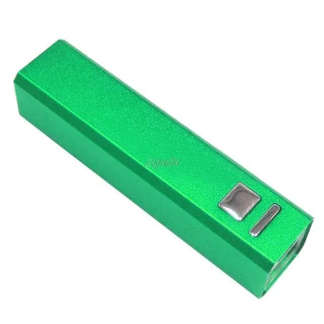 Aluminium USB Power Bank Fall 18650 Batterie Ladegerät Fall DIY Kit für iPhone 5S 6S Z17 Drop schiff