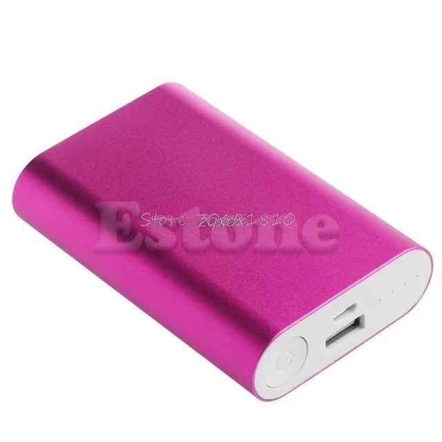 5V 1.5A Aluminium Power Bank Fall Kit 3X 18650 Batterie Ladegerät Fall Box für Handy Z17 Drop schiff