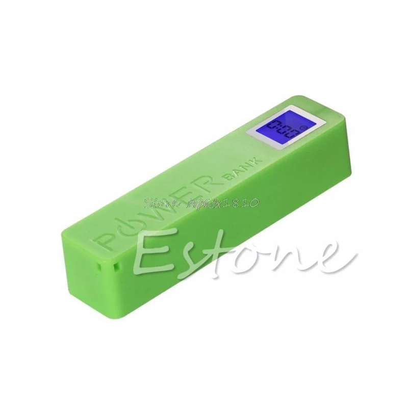 USB LCD Power Bank Fall 18650 Ladegerät DIY Box Kit Schwarz / Weiß Farben Z09 Drop Ship