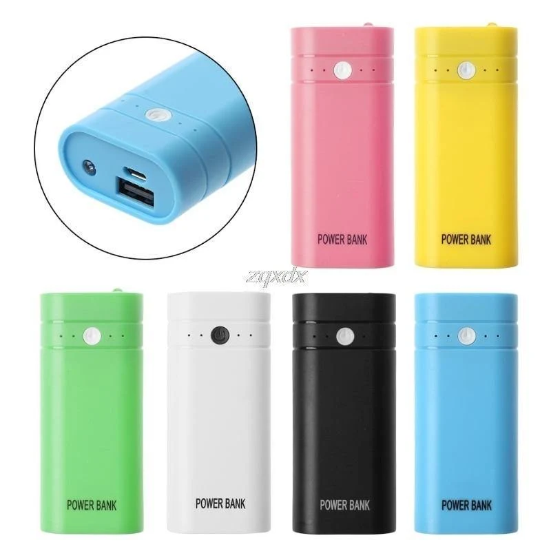 USB Power Bank 2x 18650 Batterie Ladegerät Box Shell Fall DIY Kit Für Telefon Z07 Drop schiff