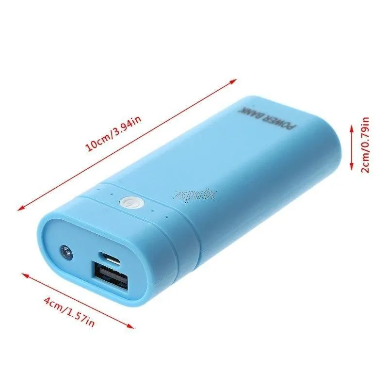 USB Power Bank 2x 18650 Batterie Ladegerät Box Shell Fall DIY Kit Für Telefon Z07 Drop schiff