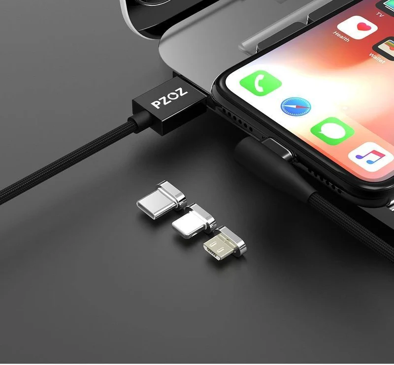 PZOZ 90 grad Micro USB Magnetkabel Schnellladeadapter Telefonkabel Microusb Android Daten Ladegerät Für Xiaomi redmi Tablet