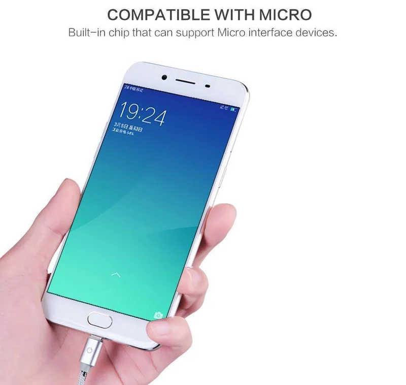 PZOZ Micro USB-Kabel Schnelllade-Telefonladegerät-Adapter Datenkabel für Samsung Xiaomi Huawei MEIZU SONY Android Charge MicroUSB