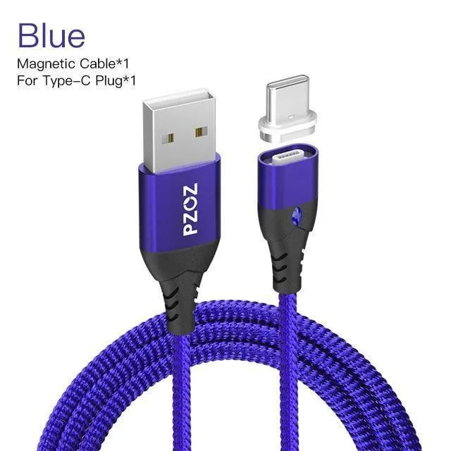 PZOZ USB C Magnetkabel 5A Superschnelles Laden Telefon Typ-C Magnet-Ladeadapter für Samsung Galaxy S9 Huawei Xiaomi A2 lite